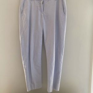 J Crew factory oxford cotton light blue pants